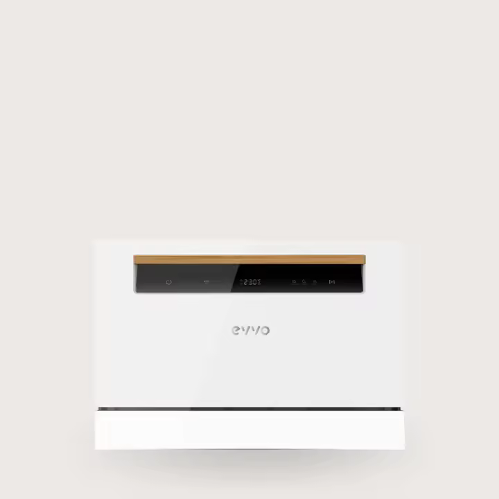 Lavavajillas EVVO Mini D, 6 Cubiertos, 8 Programas, Blanco, Ancho 550 mm - 1