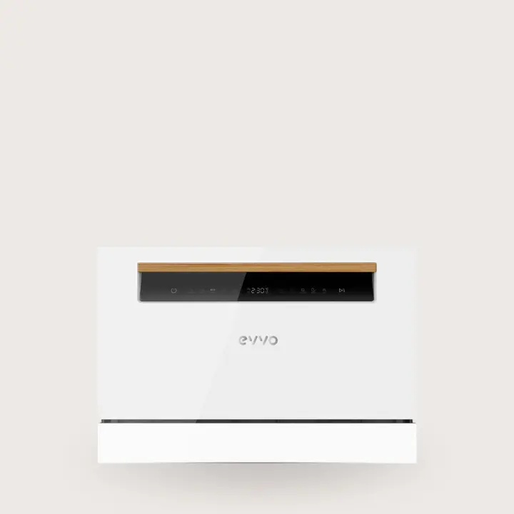 Lavavajillas EVVO Mini D, 6 Cubiertos, 8 Programas, Blanco, Ancho 550 mm - 1
