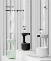 Humidificador De Agua Con LED Y Reloj Anti-Gravedad Creativo Técnología Negra Para Decoración Del Hogar Regalos Para Amigos - details 10