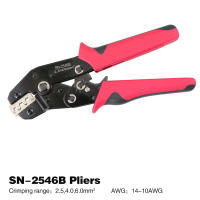 Juego De Acríclines Para Conectores De Cable Eléctrico Herramientas De Crimpado Para Energía Solar 2546B Mini Pliers De Acero Al Carbono - details 0