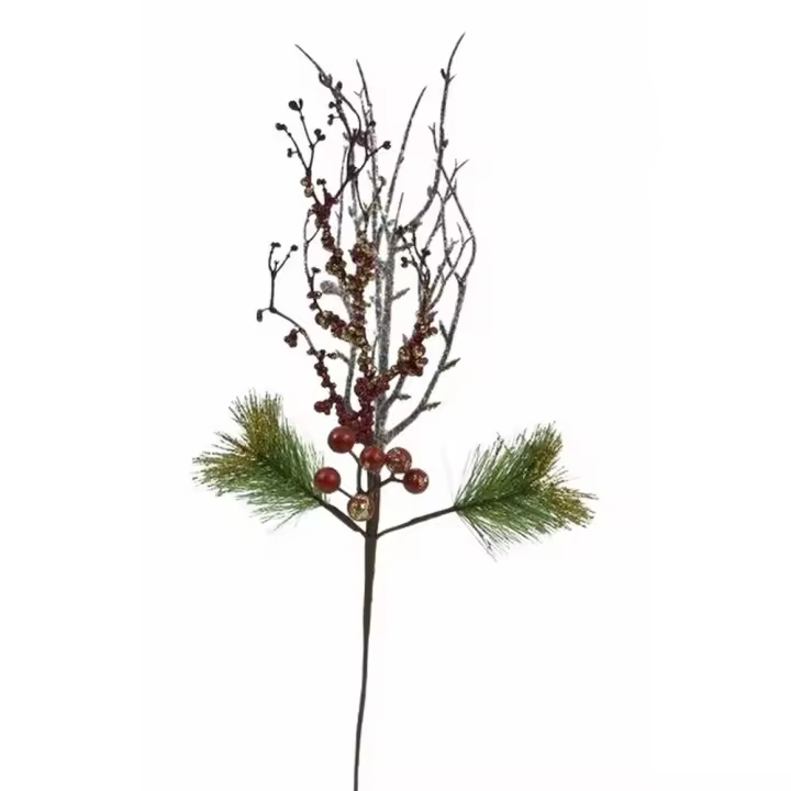Gerimport Vara de Muérdago Glitter de Navidad Decoración Navideña - 1