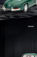 Mercedes-Benz 300SL 1:32 Coche De Juguete De Aleación Clásica Y Vintage Con Sonido Y Luz Vehículo Metálico Miniatura Para Niños - details 10
