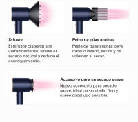 Secador de pelo Dyson Supersonic™ – Rizado+Muy Rizado (Azul de Prusia/ Cobre) Secado rápido. Sin calor extremo. - details 3