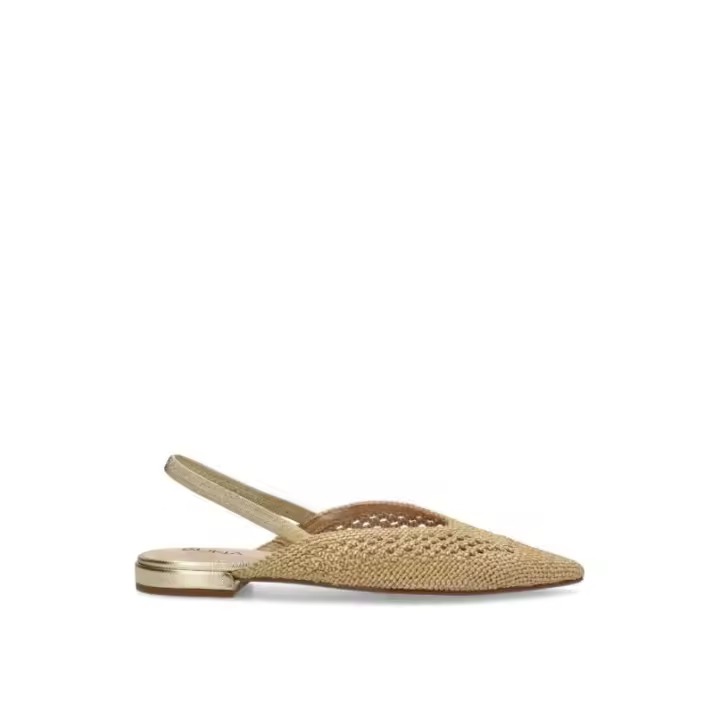 Salon Luna Trend - Mujer - Suela Plana - Modelo M5261 - Color Oro - 1