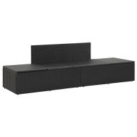 vidaXL Tumbona con cojines ratán sintético Sillas de Exterior Ideal para jardín, playa, piscina, terraza Tumbona Piscina Tumbonas Playa Tumbonas Jardín Exterior - details 4
