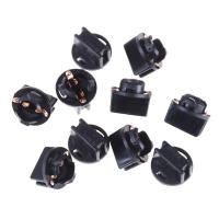 10Pcs T10 Sockets De Bombilla Con Cierre Giratorio Plug And Play Soporte De Lámpara T10 W5W 168 192 194 Base De Wedge Para Luces De Instrumentos ABS - details 0