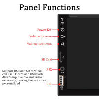 Radio De Coche Universal 1 Din Con Carplay Android Auto Pantalla Táctil HD MP5 Player Multimedia USB Bluetooth MirrorLink 7” - details 9