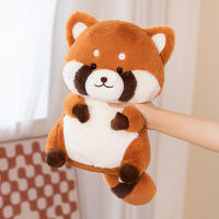 Nueva Peluche De 35cm De Raccoon Kawaii Suave Almohada De Animal Regalo De Cumpleaños O Navidad Para Niña Juguetes De Peluche - details 22