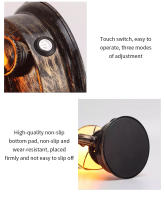 Lámpara De Camping Retro Con Luz De Decoración Y Aire De Campo Con 3 Modos De Iluminación Caballo Colgante LED Recargable Para Exterior - details 13
