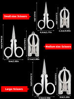 Tijeras De Afeitar Para Pelo De Nariz Y Oídos Tijeras De Acero Inoxidable Plegables Portátiles Para Viajes Y Tailoring - details 4