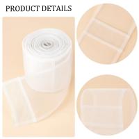 Cinta Pliegada De Nylon Para Cortinas Cinta Plancha Para Ganchos Decoración De Hogar Blanco Material Nylon Artículos De Joyería - details 3
