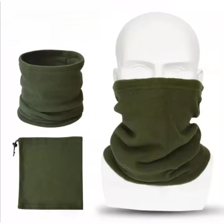 MH-030 Braga de Cuello y Máscara Facial de Forro Polar para Invierno - A Prueba de Viento, Bandana Térmica para Deportes al Aire Libre y Ciclismo - 1