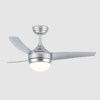 Ventilador de techo silencioso XTRELAMP LARS Motor DC GRIS LED 18W Mando incluido - details 0