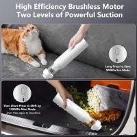 Aspirador De Mano, 12000 Pa Potente Aspiradora Coche, 2 En 1 Aspirador Y Soplador De Polvo Ligero, Mini Aspirador Recargable por USB para Coche Y Limpieza De Pelo De Mascotas - details 3