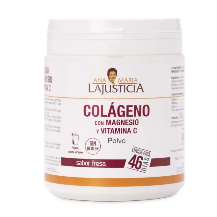 Ana Maria Lajusticia Colageno Magnesio Vitamina C 350 g Fresa Ana Maria LaJusticia - 1