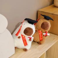 Doctor Hat Capybara De Peluche Muñeco De Peluche Suave Y Cálido Regalo De Graduación De Dibujos Animados Para Adultos Y Niños - details 9