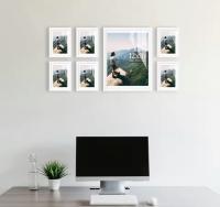 Marco para Fotos en Color Blanco Roto Decoración Versátil y Elegante para Hogar y Oficina Varios Tamaños Estilo Clásico y Duradero - details 5