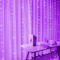 Luces De Garland LED Para Cortina Con Control Remoto USB 8 Modos Decoración De Navidad Para Casa Dormitorio Bodas Año Nuevo 2026 - details 4