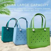 Bolsa de Playa de gran capacidad, Bolsa de almacenamiento de EVA, durable, Creative, impermeable, con Agujero en El Techo, Bolsa de Playa, cesta de silicona, Bolsa Grande with Agujero, bolsa de almacenamiento de gran tamaño 48CM * 36CM * 24C - details 3