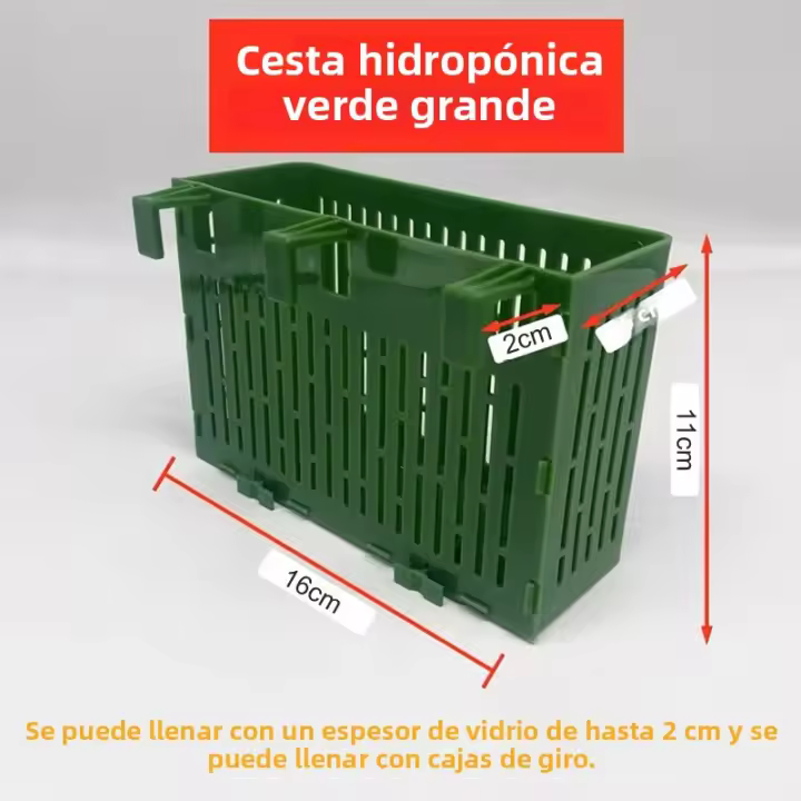 Soporte Para Plantas Acuáticas De Tanque De Peces Colgante Resistentes Al Calor Cesta Hidroponía Para Plantas Bajo El Agua De Acuario - 1