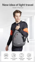 Mochila Deportiva Unisex Mixi Para Ciclismo Y Viajes Con USB Cruzada Versátil De Moda Para Estudiantes Y Escolares Material De Poliéster - details 2