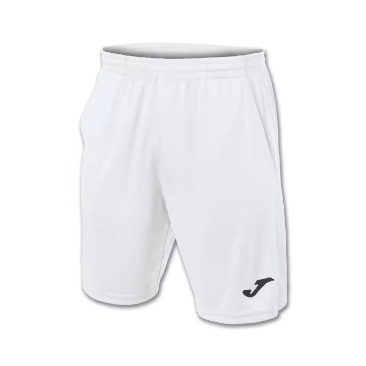 Joma Bermuda Drive Blanca para Tenis de Competición en Tejido de Punto con Cintura Elástica y Bolsillos Laterales - 1