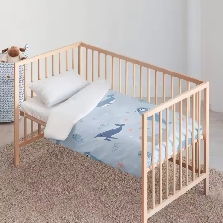 BL Belum | Funda nórdica Cuna | Funda nórdica Cuna algodón ecológico | Funda nórdica Cuna Bebe | Funda nórdica Cuna Dormitorio | Funda nórdica (Cuna de 70 (115x145)) - 1