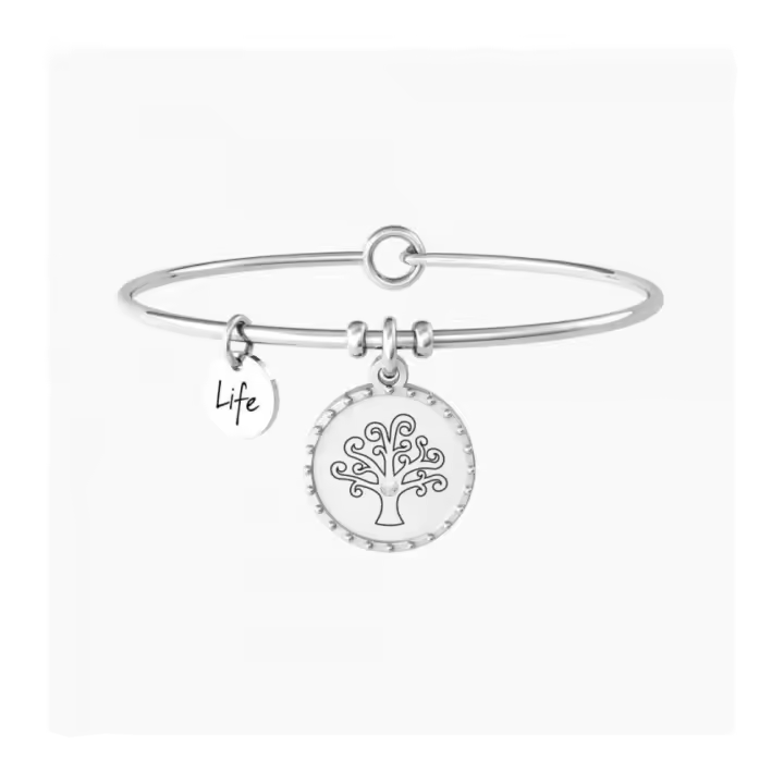 ES732006 - Pulsera KIDULT Árbol de la Vida - Fuerza y ​​Amor Familiar ES732006 KIDULT Raíz Joyas de acero Joyería Pulseras MUJER PULSERAS Pulseras Bijoux para mujer Pulseras Mujer inicio KIDULT Kidult Pulseras Family Symbols Pulseras de Acero Mujer - 1