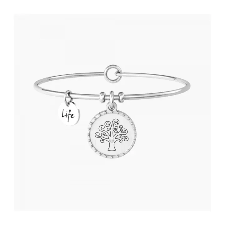 ES732006 - Pulsera KIDULT Árbol de la Vida - Fuerza y ​​Amor Familiar ES732006 KIDULT Raíz Joyas de acero Joyería Pulseras MUJER PULSERAS Pulseras Bijoux para mujer Pulseras Mujer inicio KIDULT Kidult Pulseras Family Symbols Pulseras de Acero Mujer - 1
