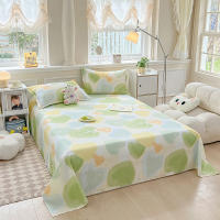 Sábana Individual Doble Estampada Floral Estilo Nórdico Para Dormitorio De Estudiantes (no Incluye Fundas De Almohada) Material Poliéster 100% - details 0