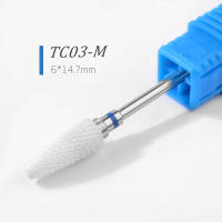 Bits De Uñas De Cerámica Para Taladro Eléctrico Herramienta De Manicura Y Pedicura Cuchilla De Pulido Para Cutícula Y Polvo De Uñas - details 7