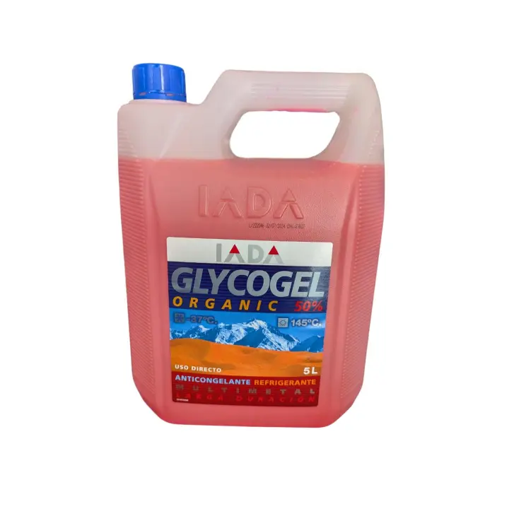 ANTICONGELANTE IADA GLYCOGEL 50% 5LT. G12 MULTIMETAL LARGA DURACION - 1