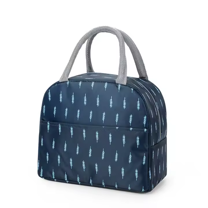 Bolsa Térmica Para Almuerzo Con Aislamiento Y Manija Para Mujeres Y Niños Caja De Alimentos Portátil Para Picnic Y Viajes - 1