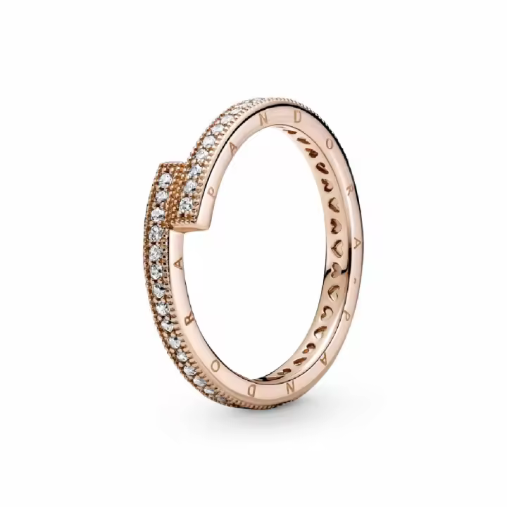 Anillo Pandora Rose Superpuesto Brillante - 1