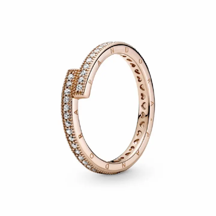 Anillo Pandora Rose Superpuesto Brillante - 1