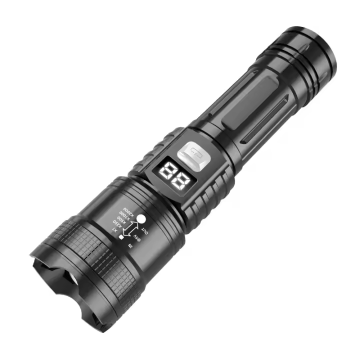 Indoor LED de Alta Potencia 30000 Lúmenos, Indoor LED Recargable Indoor USB Tactica Militar Potente, Interior Latería XHP70.2 con Zoom y COB, Interior Portátil IPX67 Impermeable de 5 Modos (1 Pieza) [Clasificación Energética A +++] - 1