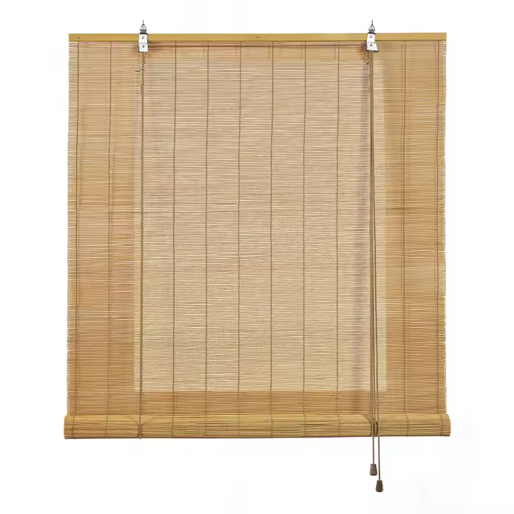 STORESDECO Estor Enrollable de Bambú 100% Natural para Interiores o Terrazas. Persiana de Bambú Premium con Privacidad Reducida de Día y Noche - 1