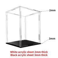 Caja De Exhibición Acrílica Transparente Para Coleccionables 6 Tamaños Organizador De Figuras De Acción Y Juguetes Protección Y Mostrador Moderno - details 3