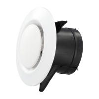 Cubierta de rejilla de ventilación de aire caliente, salida de escape montable, fácil difusor, aire acondicionado Central, ABS, Tuyere, accesorio de techo - details 0