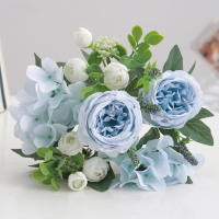 1 Rama De Flores Artificiales Peonía Para Decoración Silken Rosa Falsa De Plástico Centro De Mesa Para El Hogar Flores Falsas Para Bodas - details 10