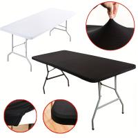 Mantel Rectangular Lavable Para Fiestas Al Aire Libre Y Camping Tamaño 4ft/6ft Elástico Y Ajustable Para El Hogar - details 20