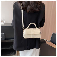 Bolso De Hombro Para Mujer En Cuero PU Moda Cruzado Vintage Bolsos De Malla Cuadrada Bolso De Bocadillo Negro - details 4