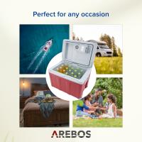 AREBOS Neveras Portátil - Termoeléctrica -12V - Nevera Coche - 40L - Nevera Camping con modo ECO - details 7