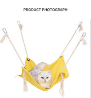 Cama Colgante Para Gato Residencial Silla De Malla Duradera Nido De Gato Con Almohadilla Para Perro Tamaño 47x47CM 6 Colores Disponibles - details 9