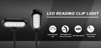 Luz De Lectura LED Portátil Mini Con Clip Flexible Protección Ocular Luz Nocturna Para Dormitorio Y Estudio Batería Recargable - details 0
