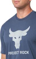 Camiseta De Algodón Puro Para Hombre Con Estampado Project Rock Payoff Manga Corta Ropa Casual Transpirable Y Ligera Para Primavera Y Verano - details 3