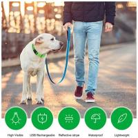 Collar LED Para Perros Ajustable Y Recargable Collar Nocturno Anti-Pérdida Para Pequeños Perros Productos De Mascotas - details 17