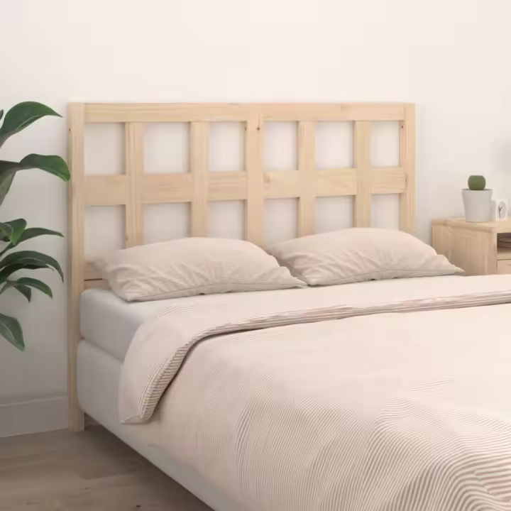 vidaXL Cabecero de cama madera maciza de pino 185,5x4x100 cm - 1