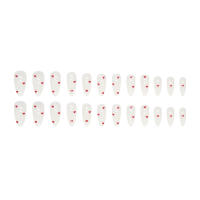 24 PCs Uñas Postizas De Forma Almendrada Largas + 1 Archivo De Uñas + 1 Pieza De Pegamento De Gel Combos De Uñas Postizas De Acrílico - details 3