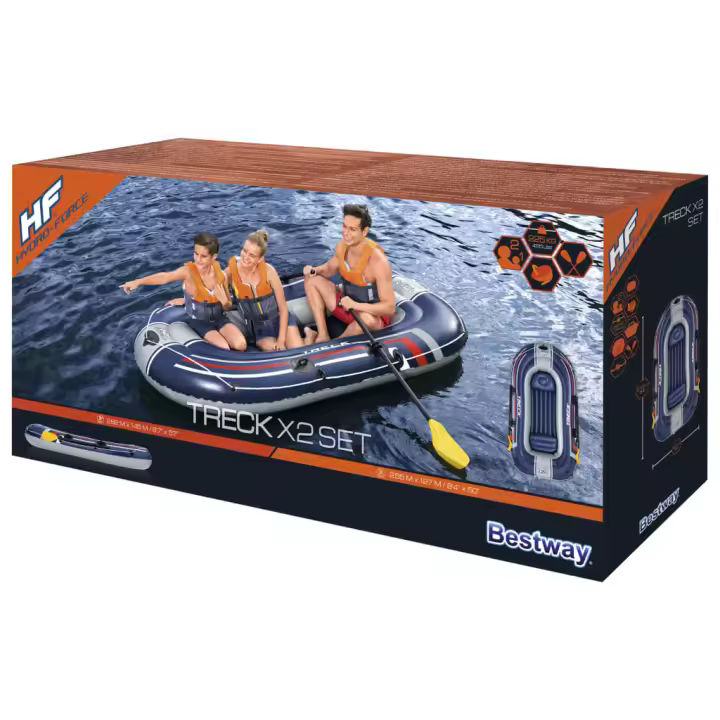 Bestway Set de botes inflables Hydro-Force Treck x2 255x127 cm - 1